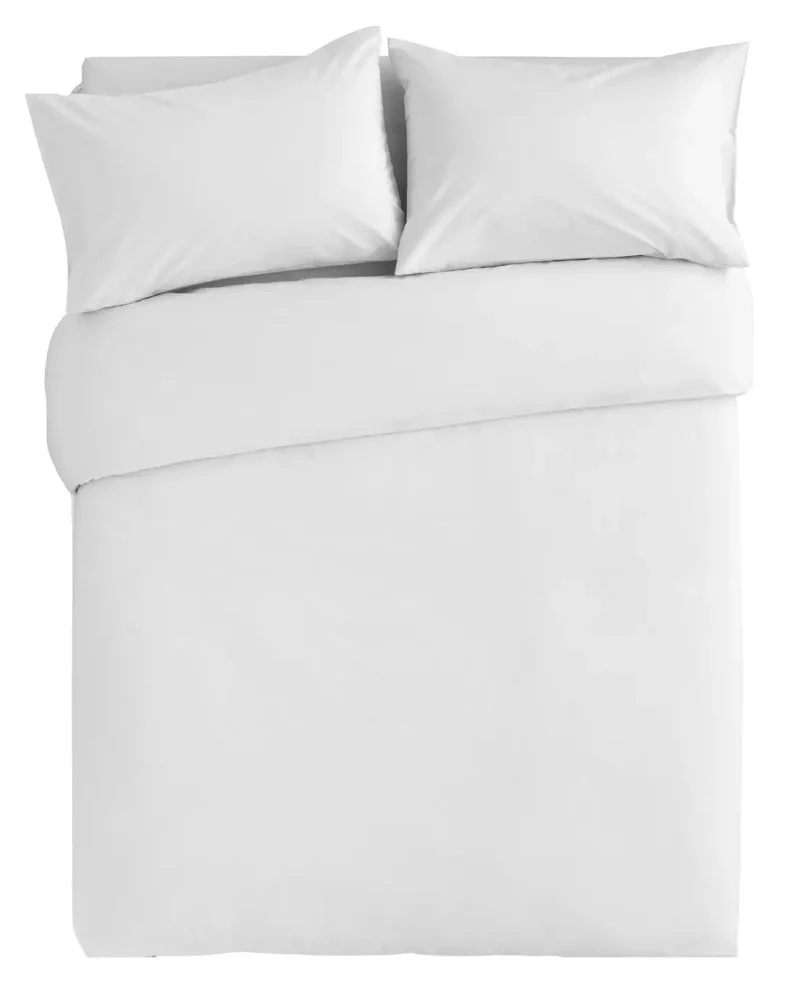 Cotton White Bedding Set Double