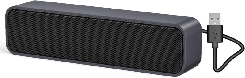 ADELGO Mini Portable Soundbar USB Powered