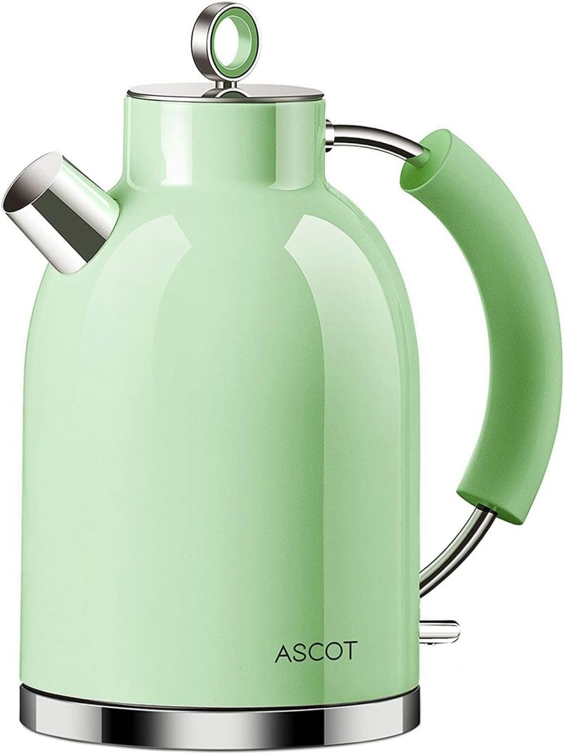 Green ASCOT Retro Electric Kettle