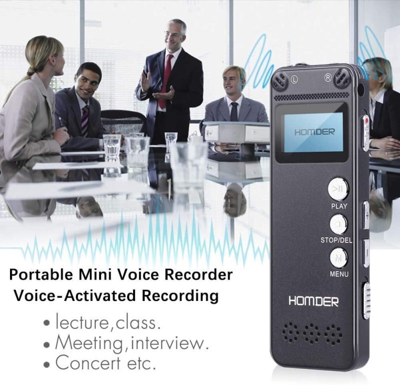 Homder 8GB Digital Voice Recorder