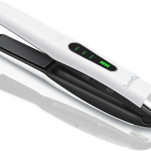 SUNMAY White Cordless Hair Straightener and Curler