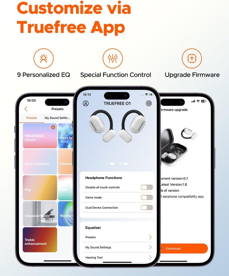 Truefree O1 Open-Ear Headphones