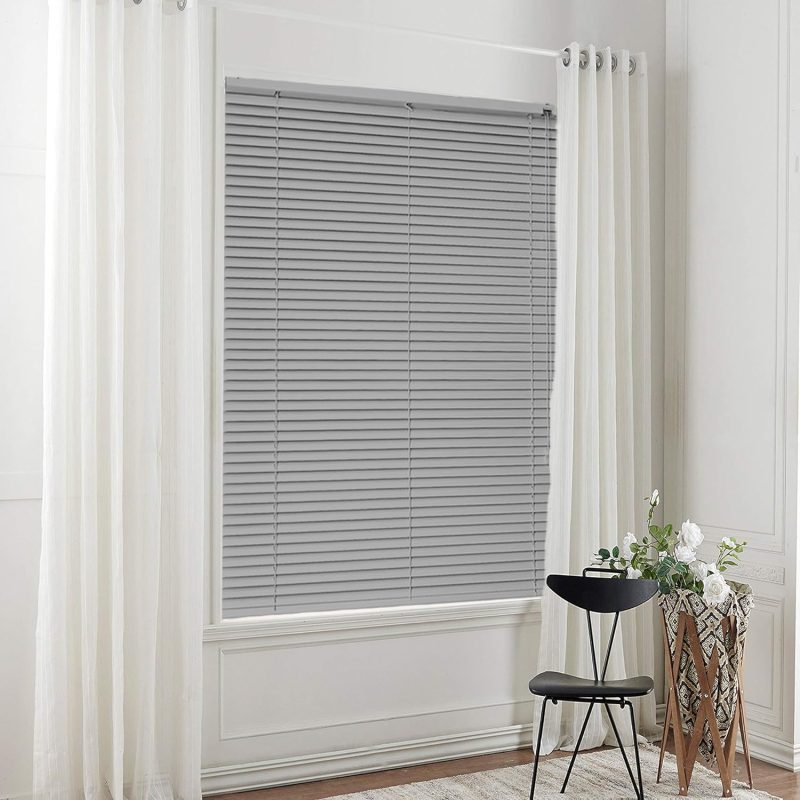 120 x 130 Grey Venetian Blinds