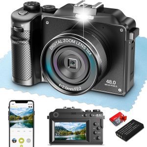 4K 48MP Digital Camera Autofocus