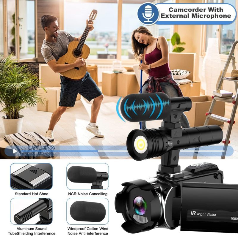 Camcorder 4K Pro Video Camera