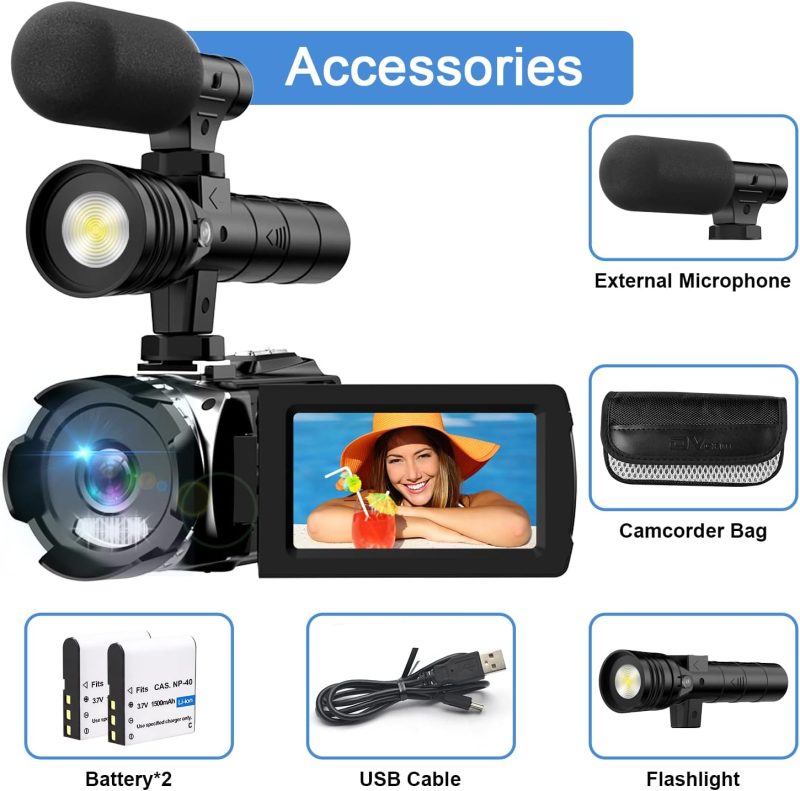 Camcorder 4K Video Camera