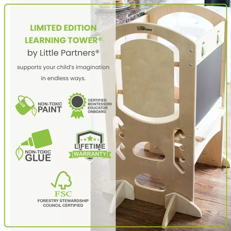 premium toddler tower that promotes independence