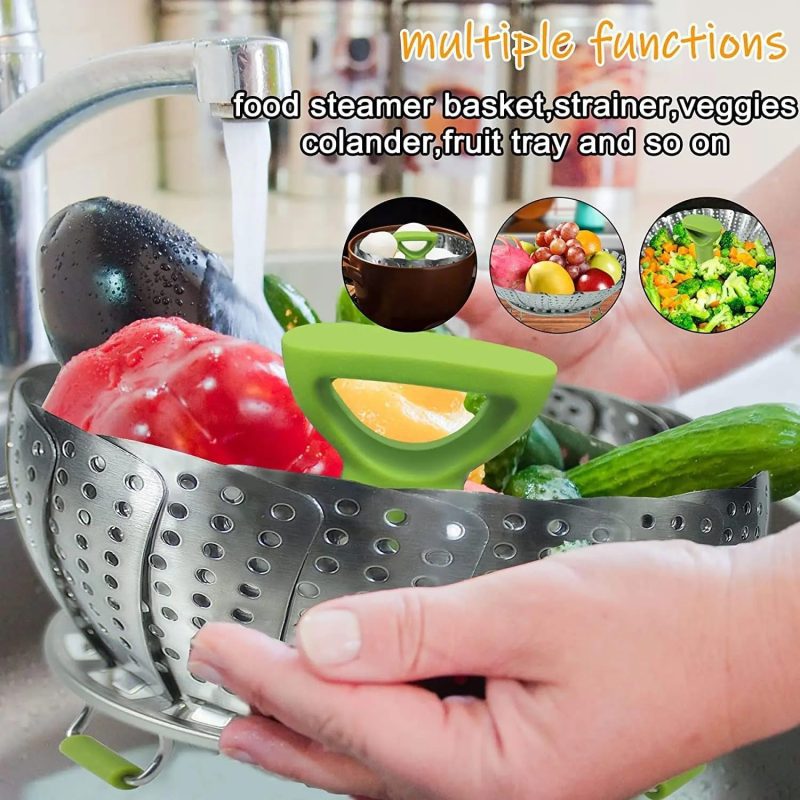 Stainless Steel Vegetable Steamer Basket